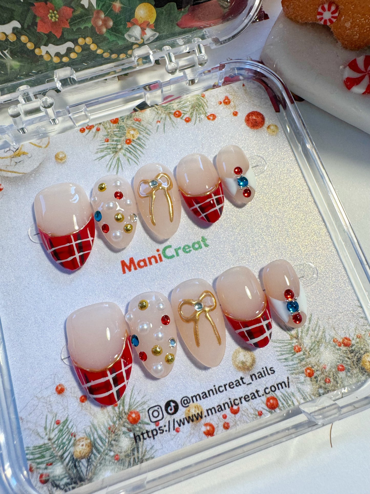 Red Plaid Ribbon – Festive Luxe Edition