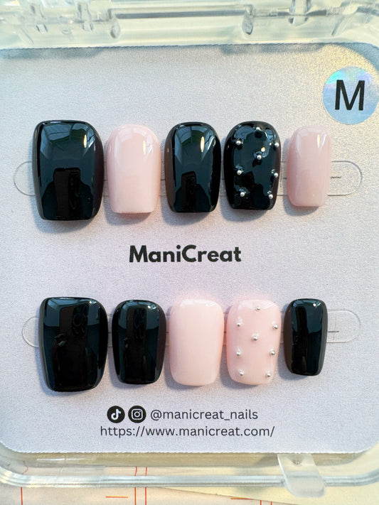 Chic Contrast – Black & Pink